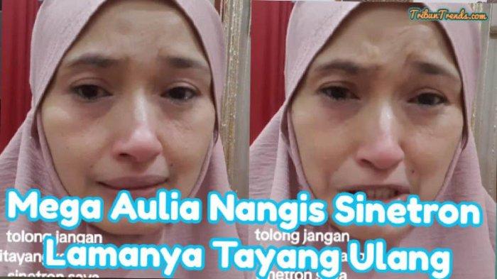 Mega Aulia menangis meminta sinetron Tukang Bubur Naik Haji tak lagi ditayangkan