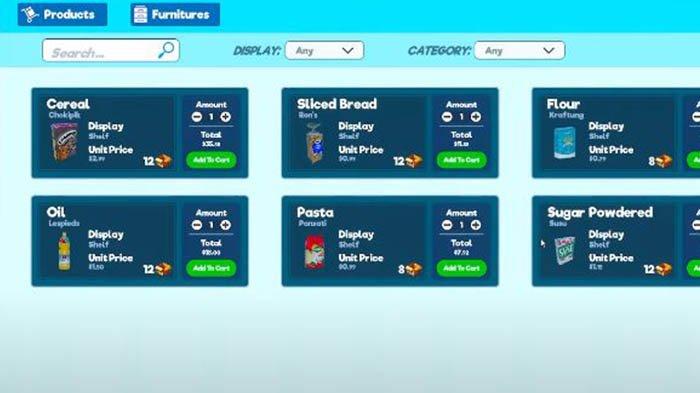 Cara bermain game Supermarket Simulator