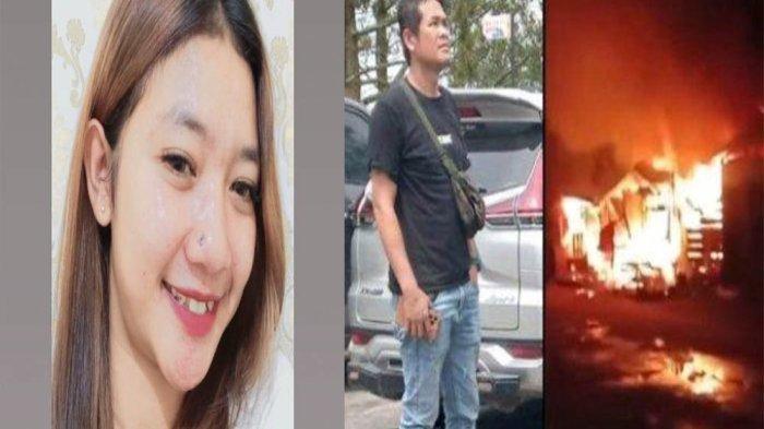 Eva Meliani Pasaribu (KIRI) menjadi satu-satunya anggota keluarga yang selamat dari peristiwa pembakaran rumah wartawan di Sumut.