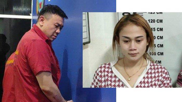 Joe Frisco (kiri) pelaku pembunuhan Mutia Pratiwi yang jasadnya dibungkus dan dibuang
