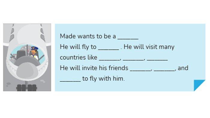 ILUSTRASI KUNCI JAWABAN : Kunci Jawaban Bahasa Inggris Kelas 6 Halaman 115 Listen and answer-Look and Write Unit 11 My dream. Kunci jawaban Bahasa Inggris kelas 6 halaman 115 Listen and answer Listen to your teacher and complete the sentences dan Look and Write Look at the sentences and Arrange them to make a story Unit 11 My dream semester 2 sesuai buku paket My Next Words Grade 6 edisi Kurikulum Merdeka Kemendikbudristek cetakan pertama 2022.