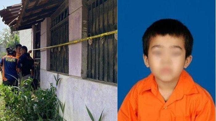 Kolase foto rumah penemuan kerangka ibu dan anak dan diduga foto Immanuel. Mudjoyo Tjandra Diduga Sempat Ribut Soal Hak Asuh Sebelum Istri dan Anak Ditemukan Tinggal Kerangka