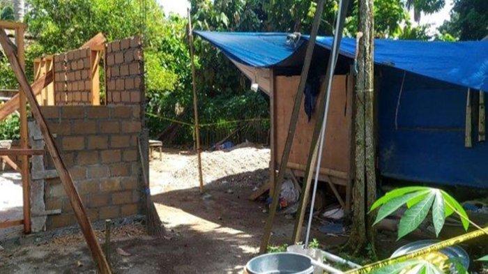 Rumah pelaku pembunuhan karyawan koperasi di Nagari Guguak VIII Koto, Kecamatan Guguak, Kabupaten Limapuluh Kota, Sumbar, Jumat (5/7/2024)