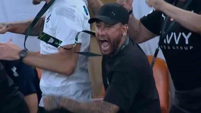 Neymar teriak bahagia