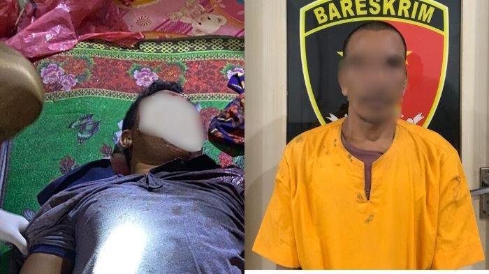 Seorang pemuda di Simpang Gaung Kecamatan Gaung Kabupaten Inhil Riau berinisial DH (30) tewas dibacok oleh A alias Bain (54).