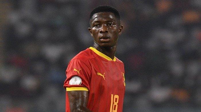 Aguibou Camara gelandang dari Atromitos Athen yang membela Timnas Guinea