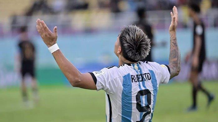 Agustin Ruberto penyerang Timnas Argentina.