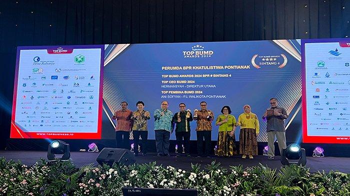 Penganugerahan Top BUMD Awards 2024 di Jakarta.