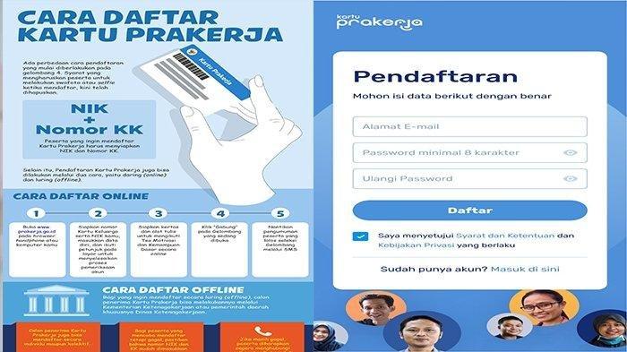 Formulir daftar Kartu Prakerja gelombang 63