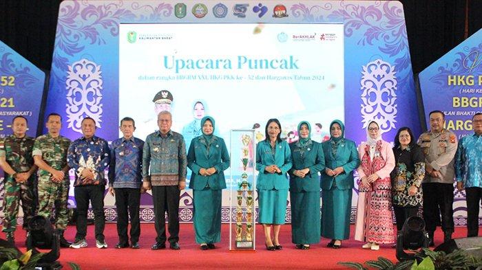 Kabupaten Landak Raih Juara Umum HKG-PKK ke-52 di Pontianak pada 23-26 April 2024