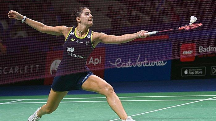 Aksi Carolina Marin Tunggal Putri dari Spanyol