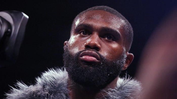 Jaron Ennis ditampilkan sebelum pertarungan kelas welter melawan Thomas Dulorme di Michelob ULTRA Arena pada 30 Oktober 2021 di Las Vegas, Nevada. Jaron Ennis merupakan satu diantara pemegang sabuk dikelas welter