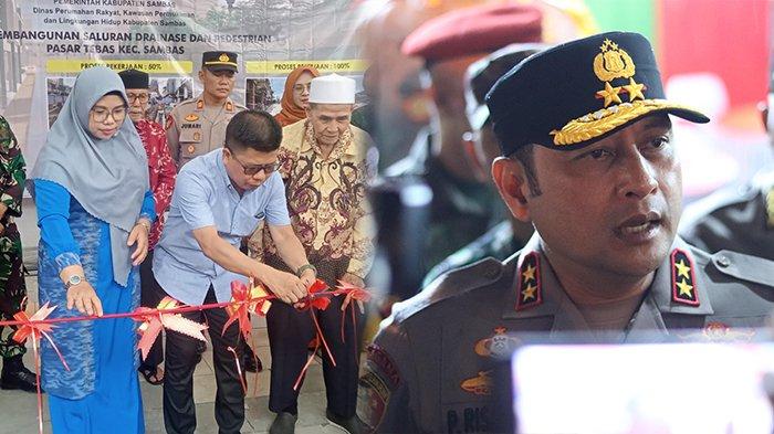 Kalbar Populer hari ini Selasa 26 Desember 2023: Bupati Sambas Satono memotong pita peresmian pedestrian kawasan Pasar Tebas, Kabupaten Sambas, Minggu 24 Desember 2024 | Kapolda Kalbar Irjenpol Pipit Rismanto saat meninjau sejumlah gereja pada malam natal 2023 di Pontianak, Minggu 25 Desember 2023.