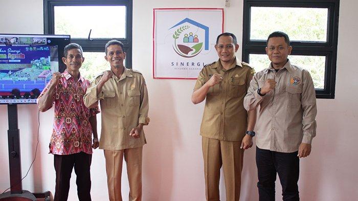 Kantor Pertanahan Kabupaten Kayong Utara berkontribusi melaksanakan kegiatan Gerakan Sinergi Reforma Agraria (GSRA), Sukadana, Senin, 22 April 2024.