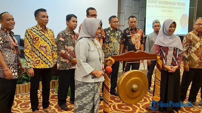 Kegiatan Rapat Koordinasi Teknis Tahun 2024 Balai Pelestarian Kebudayaan (BPK) Wilayah XII yang digelar di Hotel Mercure Pontianak pada 13-15 Maret 2024.