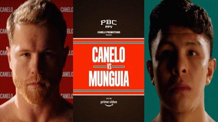 Kolase Canelo dan Jaime Munguia. Cek Susunan lengkap Tinju Dunia Minggu 5 Mei 2024 dalam artikel ini
