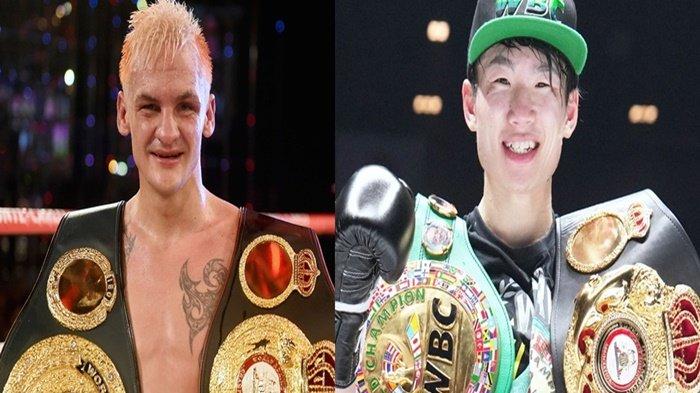 Kolase Hekkie Budler (kiri) dan Kenshiro Teraji (kanan). Cek Live Tinju Dunia Senin 18 September 2023 diartikel ini