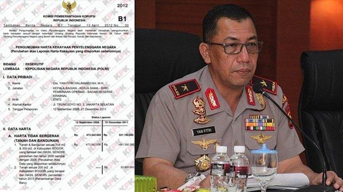 LHKPN dan Kapolda Kepri , Yan Fitri Halimansyah