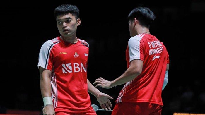 Ganda Putra Indonesia, Leo Rolly Carnando/Daniel Marthin. Leo/Marthin menghadapi Pramudya/Yeremia di 16 Besar Australia Open 2023