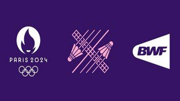 Logo Olimpiade Paris 2024 dan BWF