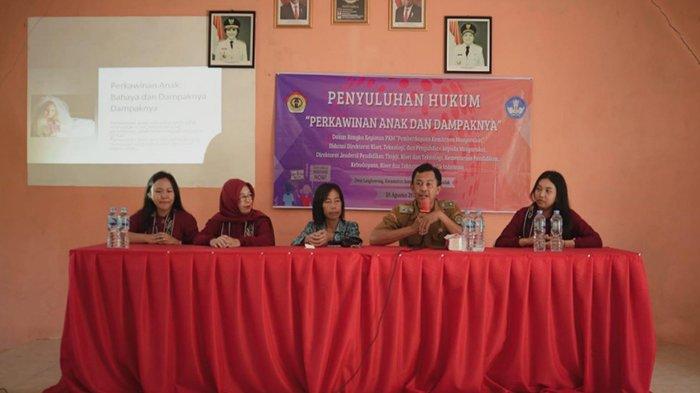 PKM UPB Lakukan Pemberdayaan Masyarakat Menuju Generasi Bebas Perkawinan Anak di Desa Lingkonong.