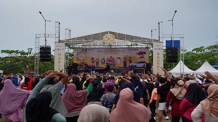 PUNCAK PERAYAAN - PT Cita Mineral Investindo Tbk (CMI) sukses menggelar puncak perayaan Hari Ulang Tahun (HUT) ke-33 yang bertajuk “Infinity in Togetherness” di Citimall Ketapang, Kalimantan Barat.