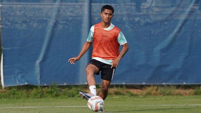 Mauresmo Hinoke pemain pertama Timnas Indonesia U20 yang mencetak gol di turnamen Toulon Cup atau Tournoi Maurice Revello 2024.