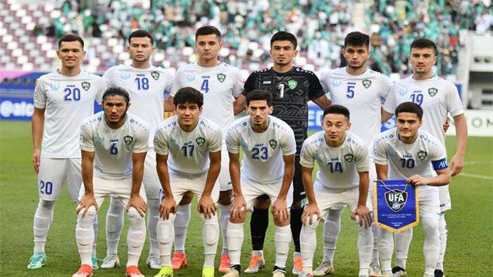 Susunan Starting IX Timnas U23 Uzbekistan di Piala Asia U23 AFC 2024