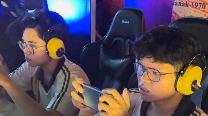Turnamen Mobile Legend Piala Gubernur Kalbar 2023 yang digelar di Aming Coffee Galeri Hasil Hutan, Sabtu 2 September 2023.