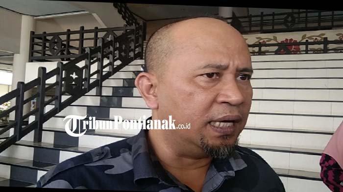 Wakil Ketua DPRD Kalbar, Syarif Amin Muhammad saat diwawancari di Kantor DPRD Kalbar, Senin 2 Oktober 2023.