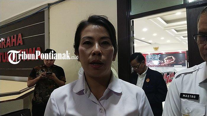 Wakil Ketua Panitia Pelaksana Imlek dan Cap Go Meh Kota Singkawang Tjhai Chui Mie saat ke Polda Kalbar melakukan pemaparan rencana kegiatan Imlek dan Cap Go Meh, Rabu 11 Januari 2023.