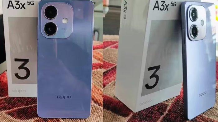 Bocoran tampilan belakang Oppo A3x yang dirilis di India. Tampak Oppo A3x akan memiliki kamera selfie 5 megapiksel. Berikut spesifikasi dan bocoran harga Oppo A3x.