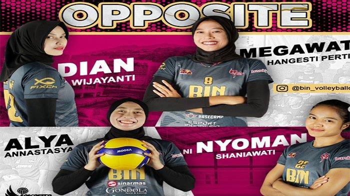 Cek nama-nama skuad Jakarta BIN di Proliga 2024 terbaru.