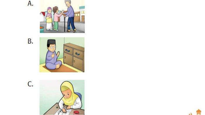 gambar pada buku pelajaran PAI kelas 2 Bab 5