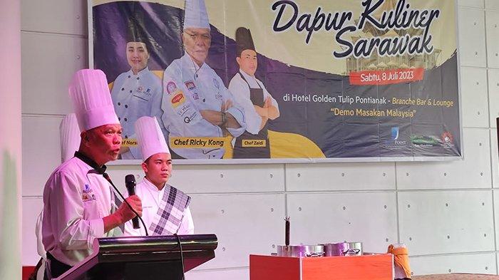 Hotel Golden Tulip Pontianak sukses menggelar grand launching agenda Minggu Masakan Malaysia dengan tema Dapur Kuliner Sarawak, Sabtu 8 Juli 2023.