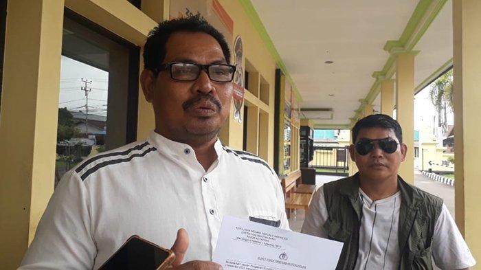 Salah satu anggota koperasi, Ujang Suhardi yang melaporkan pengurus koperasi atas dugaan penggelapan dana SHK.