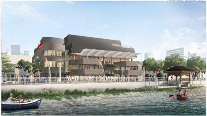 Gambar desain Gedung Mal Pelayanan Publik.