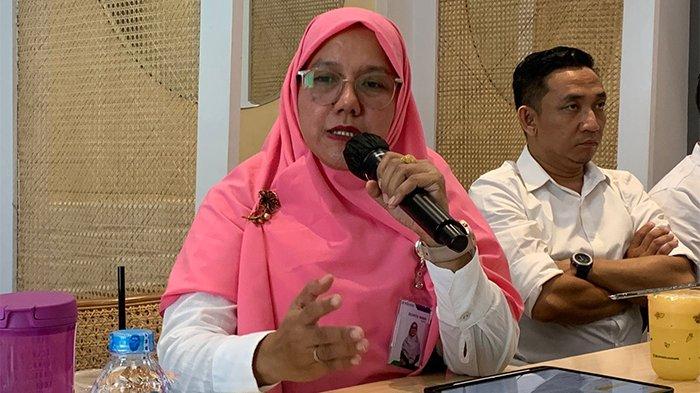 Kepala BPJS Kesehatan Cabang Pontianak Desvita Yanni diskusi bersama media di Pontianak, Kamis 15 Juni 2023.