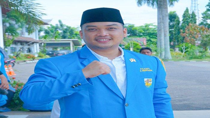 Anggota DPRD Provinsi Kalbar yang jua Ketua DPD KNPI Mempawah, Arief Rinaldi.