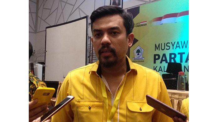 Maman Abdurahman yang terpilih sebagai Ketua DPD Partai Golkar Periode 2020-2025 dalam Musda ke-X, Sabtu (29/02/2020).