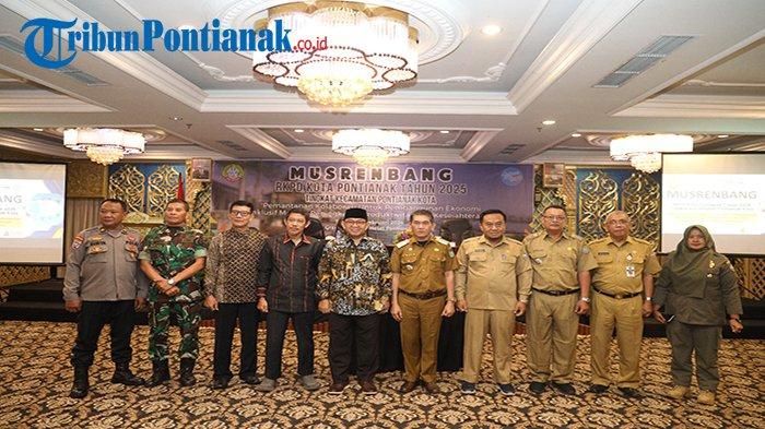 Musyawarah Perencanaan Pembangunan (Musrenbang) Pontianak Kota 2025 berlangsung di Hotel Grand Mahkota, Selasa 6 Februari 2024.