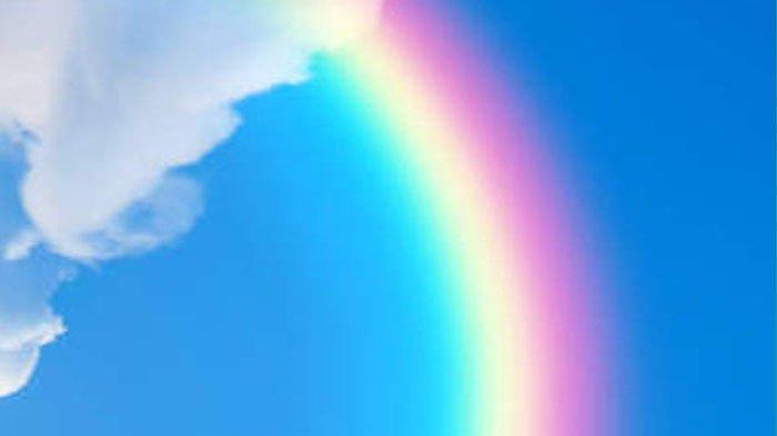 urutan dari warna pelangi dalam gambar