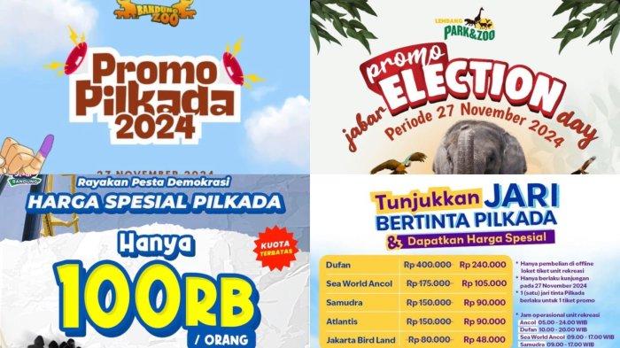 Daftar Promo Menarik Tempat Wisata Spesial Pilkada 2024 Hari Ini, Lembang Park and Zoo Hingga Ancol