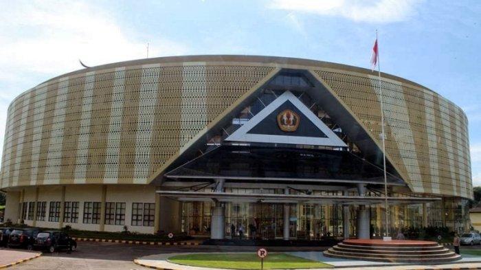 Gedung Rektorat Unpad di Kampus Jatinangor, Sumedang.