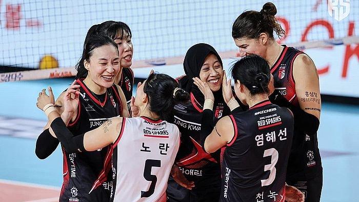 Kapan Red Sparks main kembali? Berikut ini jadwal Liga Voli Putri Korea musim 2024-2025 dan klasemen sementara setelah Hyundai E&C Hillstate menang atas IBK Altos.