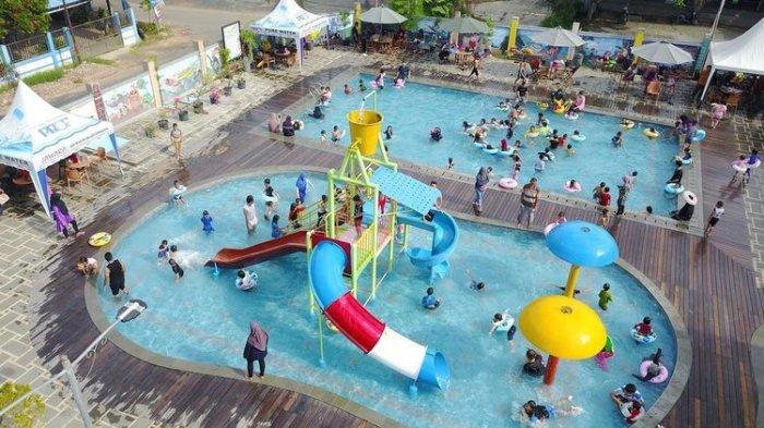 ilustrasi waterpark (Kolam anak di Borneo Mini Waterpark, Banjarmasin.(Instagram @borneominiwaterpark)