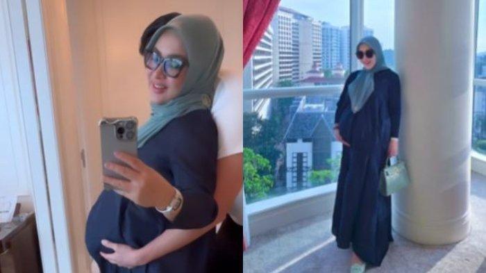Perlakuan manis sang suami, Reino Barack pada Syahrini yang sebentar lagi melahirkan anak pertama.