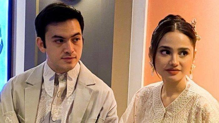 Rizky Nazar dan Syifa Hadju pemeran Bidadari Surgamu ditemui di CGV Grand Indonesia, MH. Thamrin Jakarta Pusat, Senin (20/2/2023).