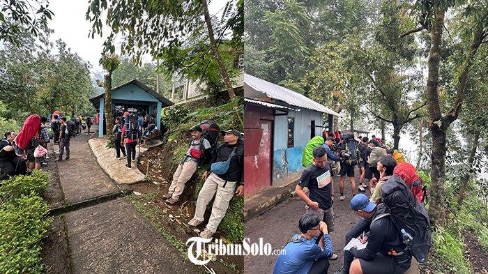 RAMAI DIKUNJUNGI PENDAKI - Ribuan pendaki gunung Lawu terpantau memasuki jalur pendakian via Cetho, Minggu (11/5/2025). Dalam dua hari terakhir, pendaki Gunung Lawu yang melewati jalur pendakian via Cetho tembus 2.000 orang.