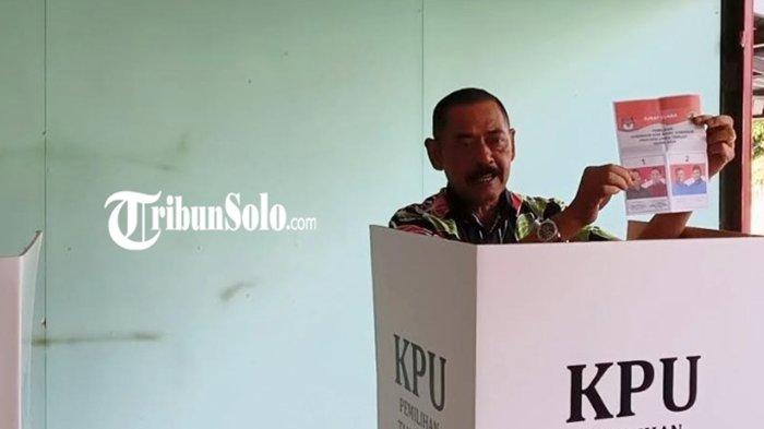 FX Rudy nyoblos di TPS 11 Pucangsawit